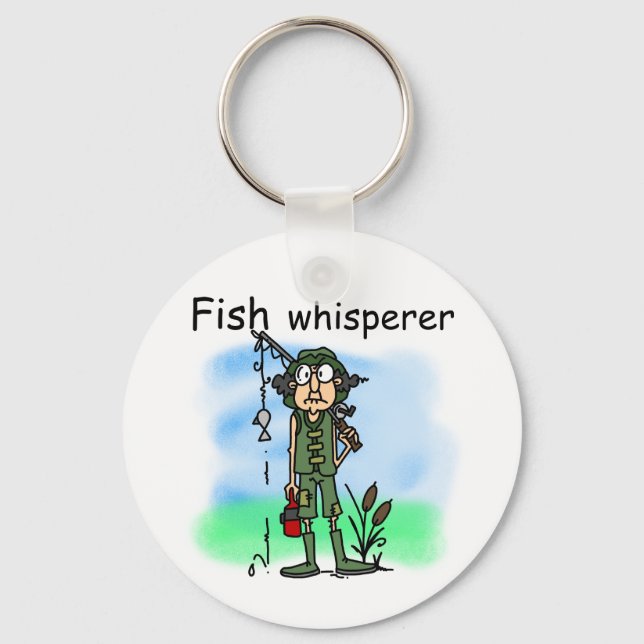 FischeWhisperer Schlüsselanhänger (Vorderseite)