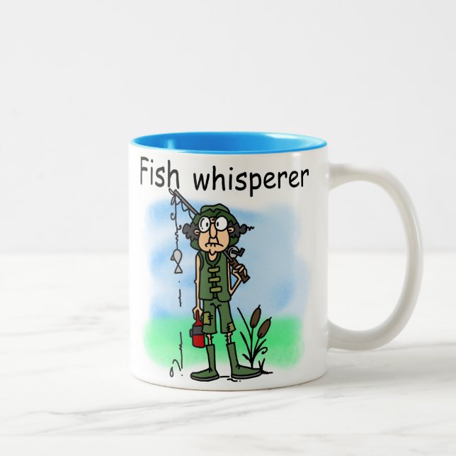 FischeWhisperer Zweifarbige Tasse (Rechts)