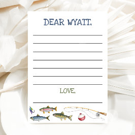 Fischfang 1. Geburtstagszeit Kapselkarte Einladung