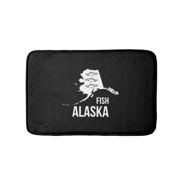 Fischfang Alaska Fangentwürfe Badematte (Vorderseite)