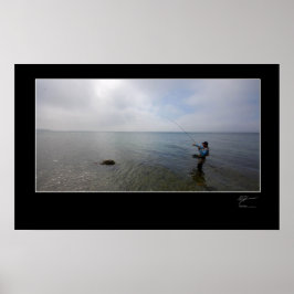 Fischfang an der dänischen Küste Poster