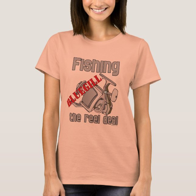 Fischfang Blütenfang Ernsthafte Fischerei T-Shirt (Vorderseite)