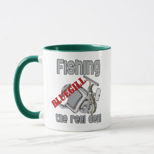Fischfang Blütenfang Ernsthafte Fischerei Tasse