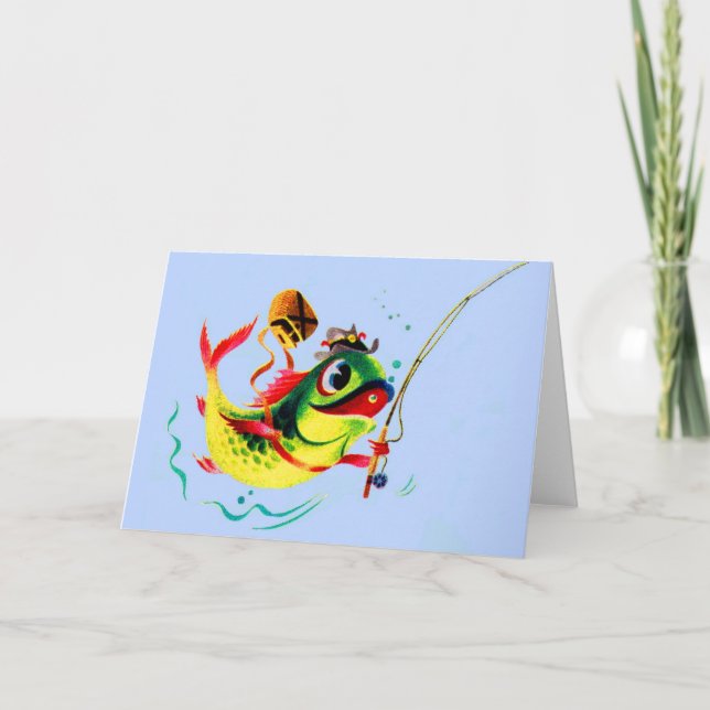 Fischfang der 40er Jahre Karte (Vorderseite)