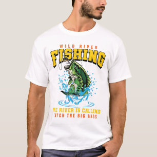Fischfang Der große Barsch-Fisher-Geschenk Fisch T-Shirt