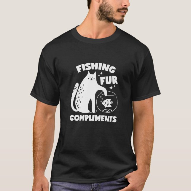 Fischfang Ergänzung T-Shirt (Vorderseite)