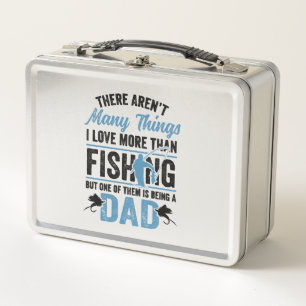 Fischfang Fischerei Vater Metall Brotdose