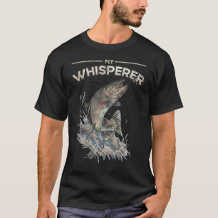 Fischfang Forelle Whisperer Jokes Fish Artwork T-Shirt