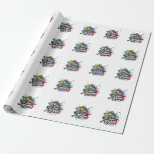 Fischfang Geschenkpapier