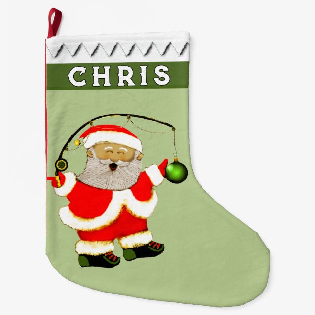 Fischfang Großer Weihnachtsstrumpf (Vorderseite)