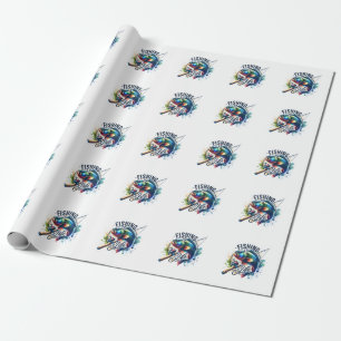 Fischfang ist mein Leben Geschenkpapier