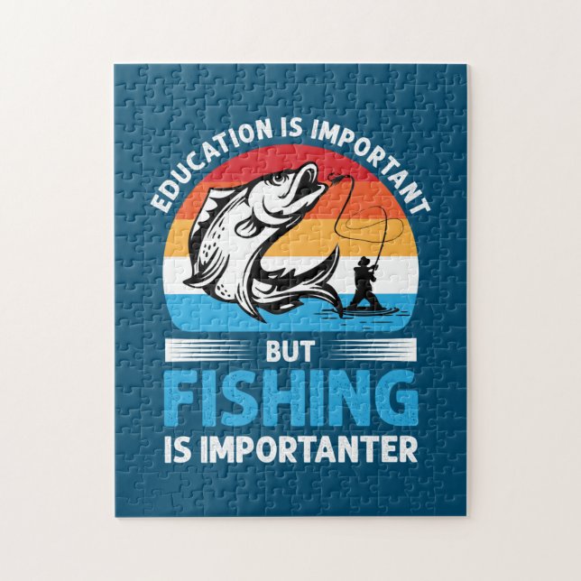 Fischfang ist wichtig puzzle (Vertikal)