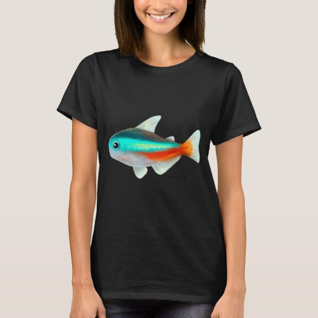 Fischfang-Mama T-Shirt (Vorderseite)