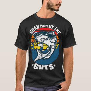 Fischfang mit der Hand Riesenwels Flachkopf T-Shirt