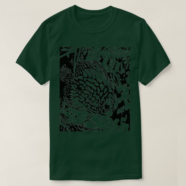 Fischfang mit Discus T-Shirt (Design vorne)