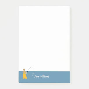 Fischfang Post-it Klebezettel