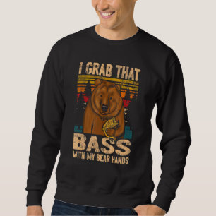 Fischfang Pub Vintag Largemouth Bass Fisherman Vat Sweatshirt