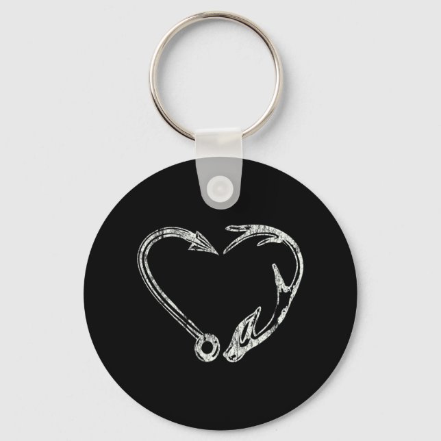 Fischfang & Schattenjäger Hirschjagd Schlüsselanhänger (Vorderseite)