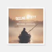 Fischfang Sunrise Fisherman 50. Geburtstag