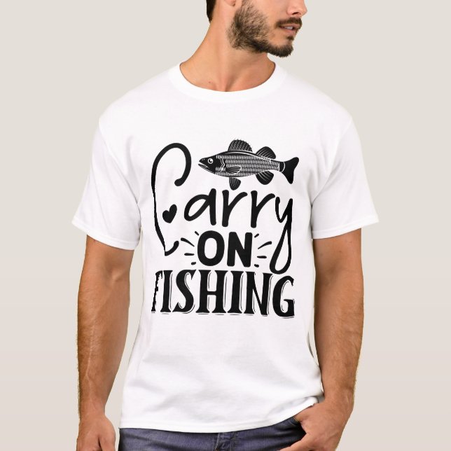 Fischfang T-Shirt (Vorderseite)