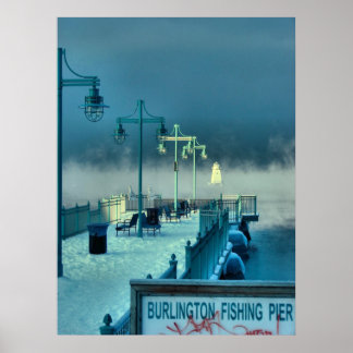 Fischfänger Burlington Vermont Poster
