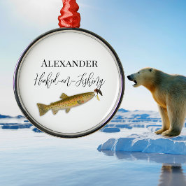 Fischfanghut Ornament Aus Metall