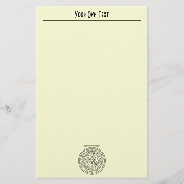 Fischfischerei Briefpapier (Vorderseite)