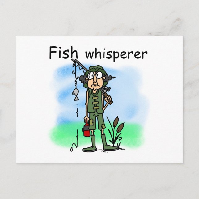 Fischflüster Postkarte (Vorderseite)