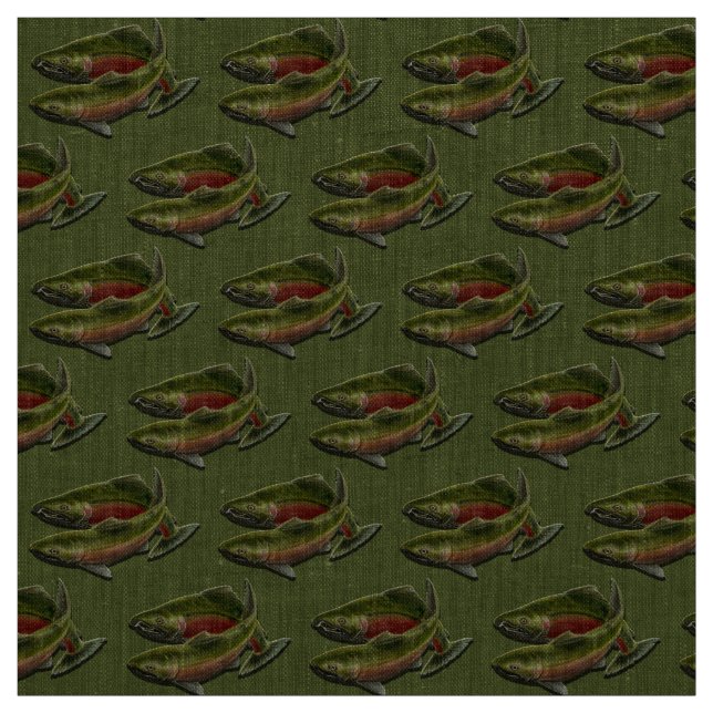 Fischfutter Coho Lachs Fische Kunststoffe Stoff (Muster)