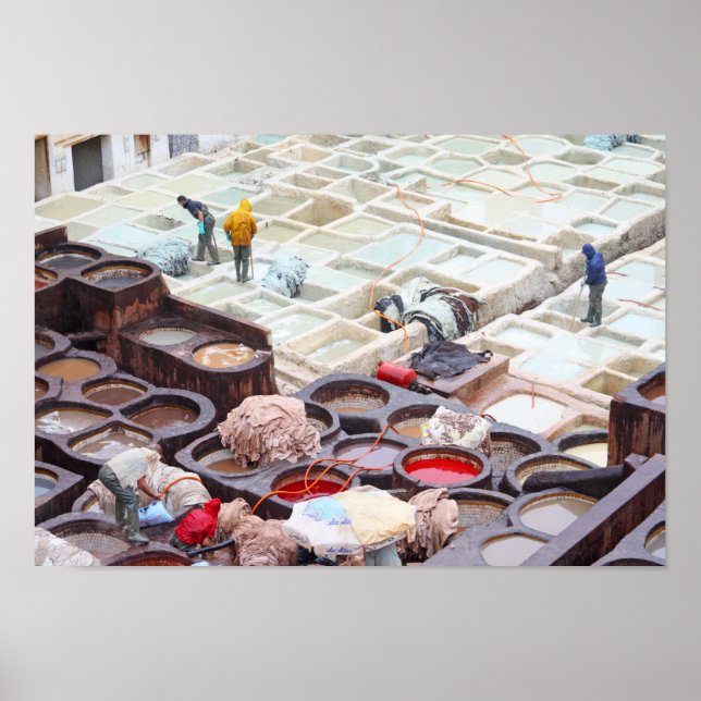 Fischgerichte, Marokko Poster (Vorne)