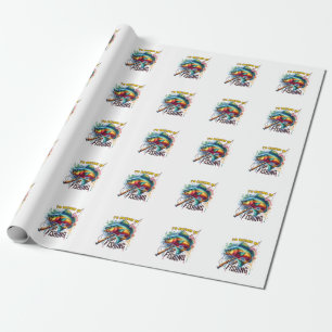 Fischgeschenk, das ich lieber fischen würde geschenkpapier