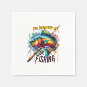 Fischgeschenk, das ich lieber fischen würde serviette