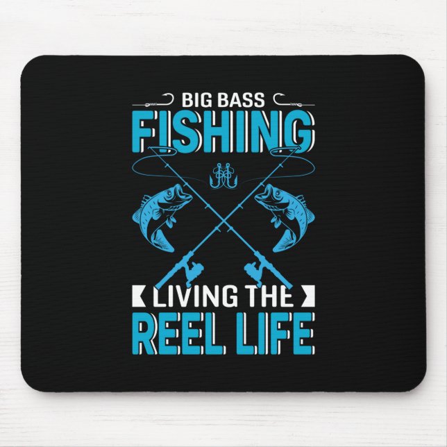Fischgeschenk Großer Fischfang Leben Mousepad (Vorne)