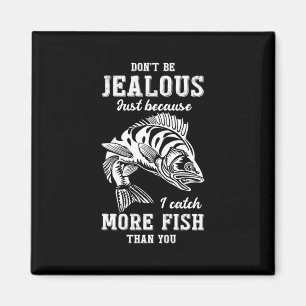 Fischgeschenk mehr Fisch als du Magnet