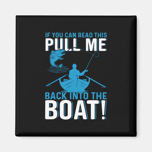 Fischgeschenk zurück ins Boot Magnet (Vorne)