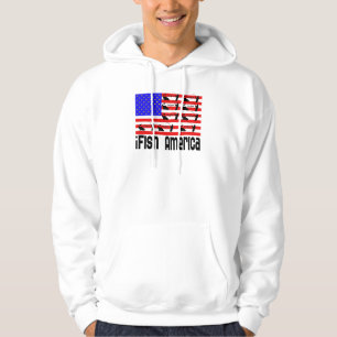 Fischgeschenke Amerika Hoodie