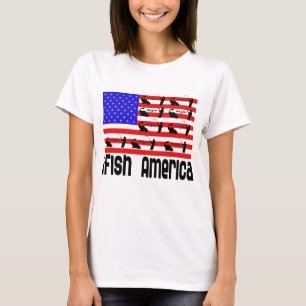 Fischgeschenke Amerika T-Shirt