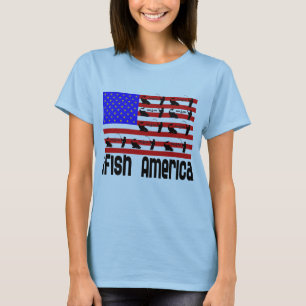 Fischgeschenke Amerika T-Shirt
