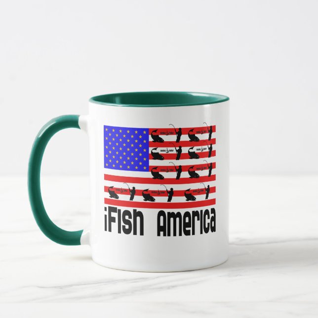 Fischgeschenke Amerika Tasse (Links)
