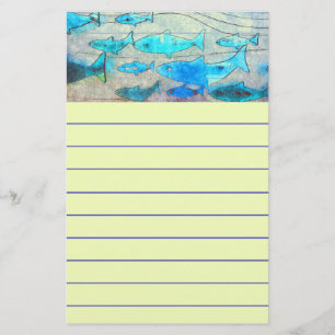 Fischgeschirr Briefpapier