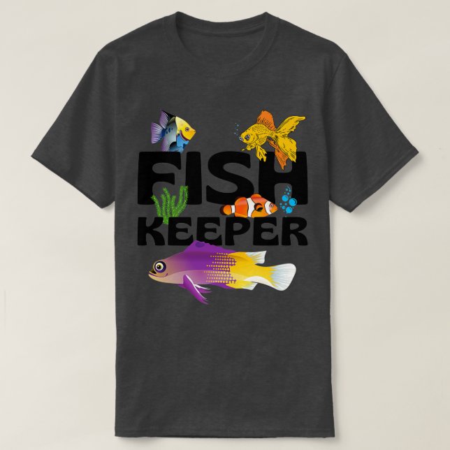 Fischhalter 3 T-Shirt (Design vorne)