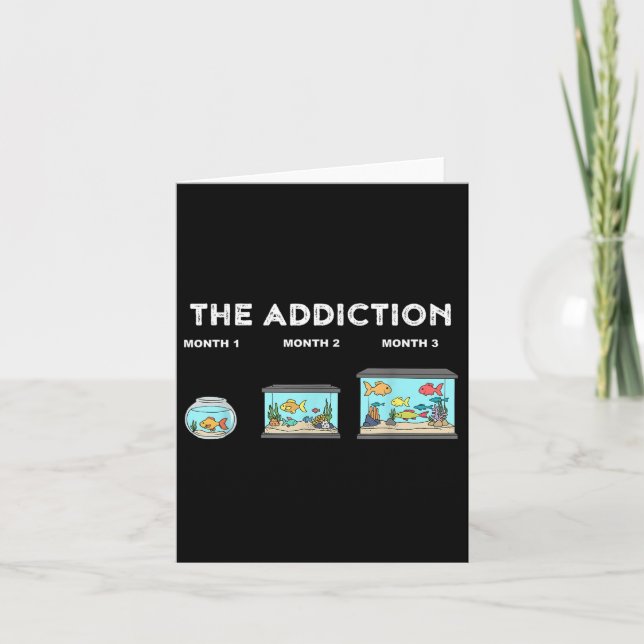 Fischhalter - Aquarium Lover Geschenke & amp; Gesc Karte (Vorderseite)