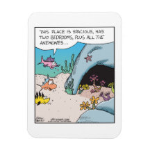 Fischhaus-Suche mit all den Anemonen Magnet