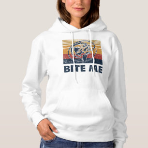 Fischhecht Bite Me Bass Catfish Pike Fisherman F Hoodie
