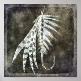 Fischhecht - Fischfang Angeln Köhler Brown Poster