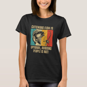 Fischhemd für Männer Lustiger Angler Humor, Fische T-Shirt