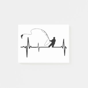 Fischherzen lustiges phantastisches Außenboot Post-it Klebezettel