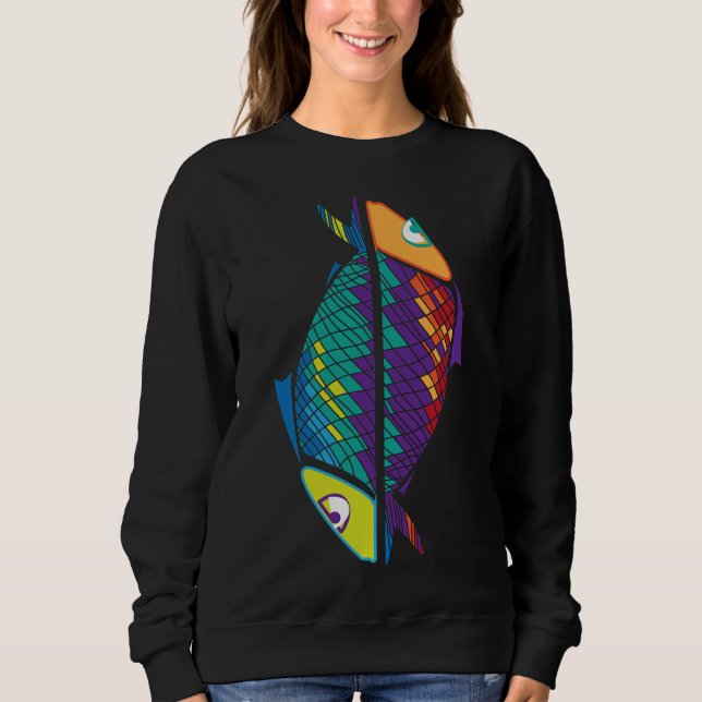Fischhoroskop Sweatshirt (Vorderseite)