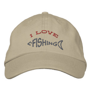 Fischhut Bestickte Kappe
