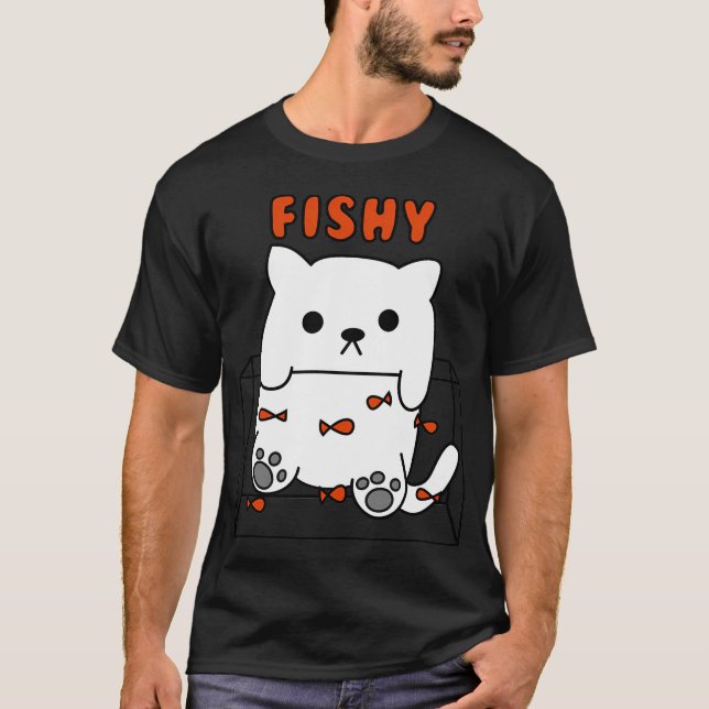 fischig (orange) T-Shirt (Vorderseite)